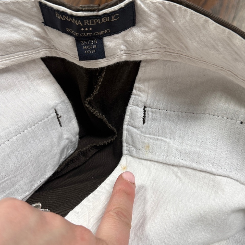 Men’s Banana Republic Boot Cut Chino pant 35/34 - Picture 7 of 7